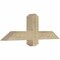 Ekena Millwork Eugene Rough Sawn Timber Gable Bracket, Douglas Fir, 36"W x 12"H x 4"D x 4"F, 8/12 Pitch GBW036X12X0404EUG00RDF - alternate 3